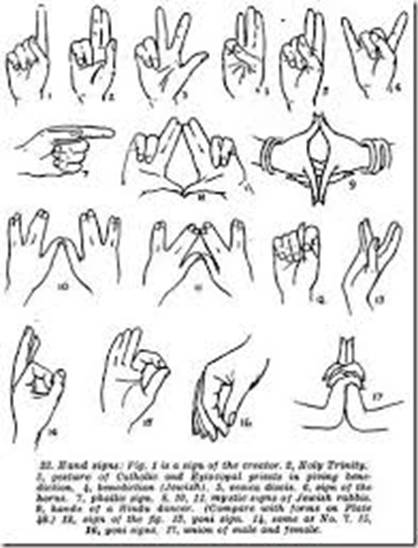 Image result for satanic hand signs and meanings