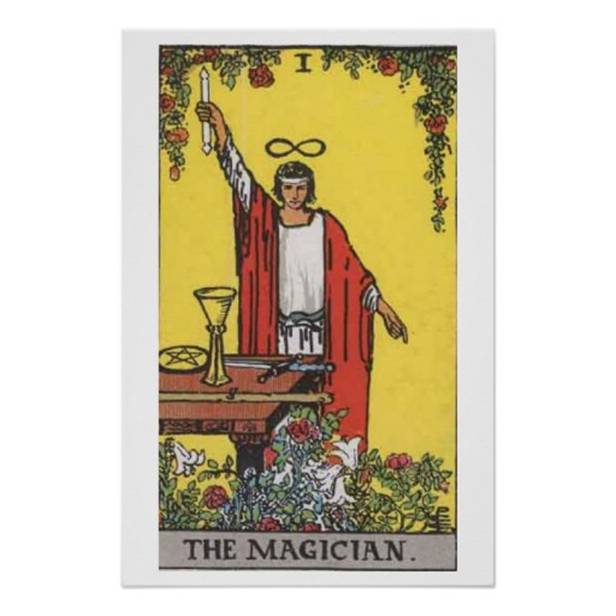 The Magician Tarot Card Poster