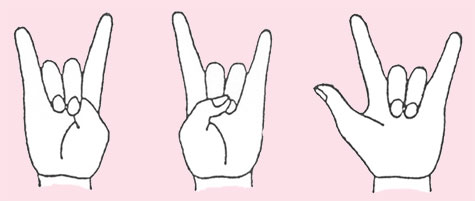 Image result for satanic hand signs and meanings